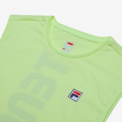 Fila Regular Fit Tennis Functional - Naisten Poolopaita - Pale Lime | FI-66423